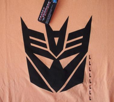 Transformers Decepticons Logo (Orange) - L Shirt